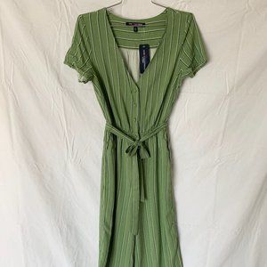NWT Striped Jumpsuit